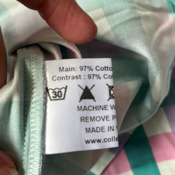 Collectif Monica Candy Gingham pencil dress, 16 - Picture 12 of 12